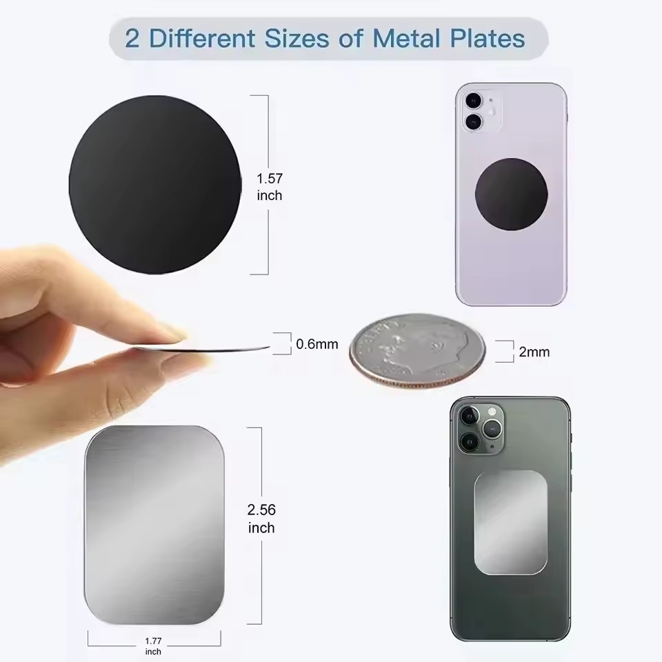 5/10pcs Magnetic Metal Plate D - огляд і ціна Tablet Accessories For Car
