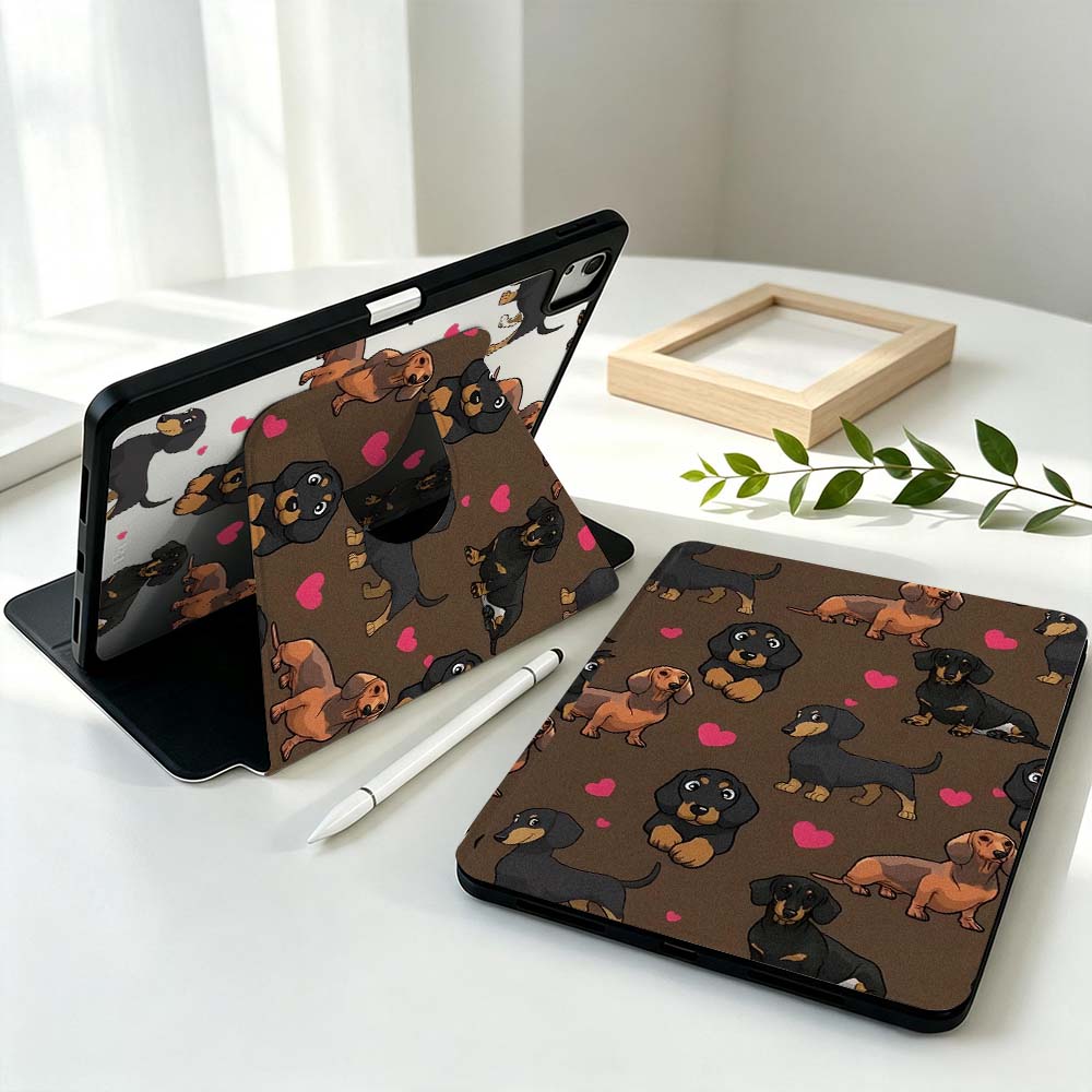 Cartoon Dachshund Heart For Sa - огляд і ціна Samsung Tablet S9 Accessories