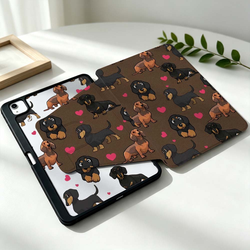 Cartoon Dachshund Heart For Sa - огляд і ціна Samsung Tablet S9 Accessories