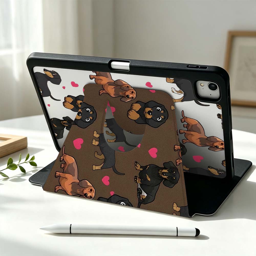 Cartoon Dachshund Heart For Sa - огляд і ціна Samsung Tablet S9 Accessories