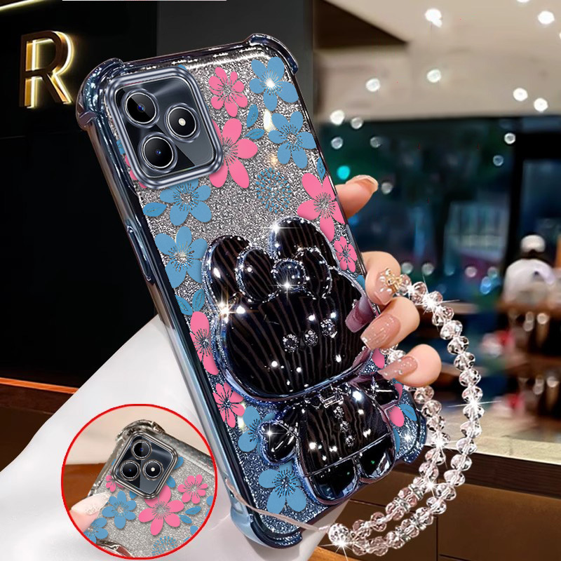 3pcs( Blue flowers phone Case+ - огляд і ціна Realme Note 50