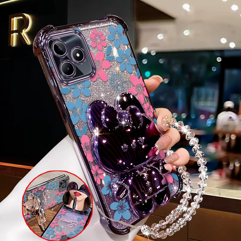 3pcs( Blue flowers phone Case+ - огляд і ціна Realme Note 50