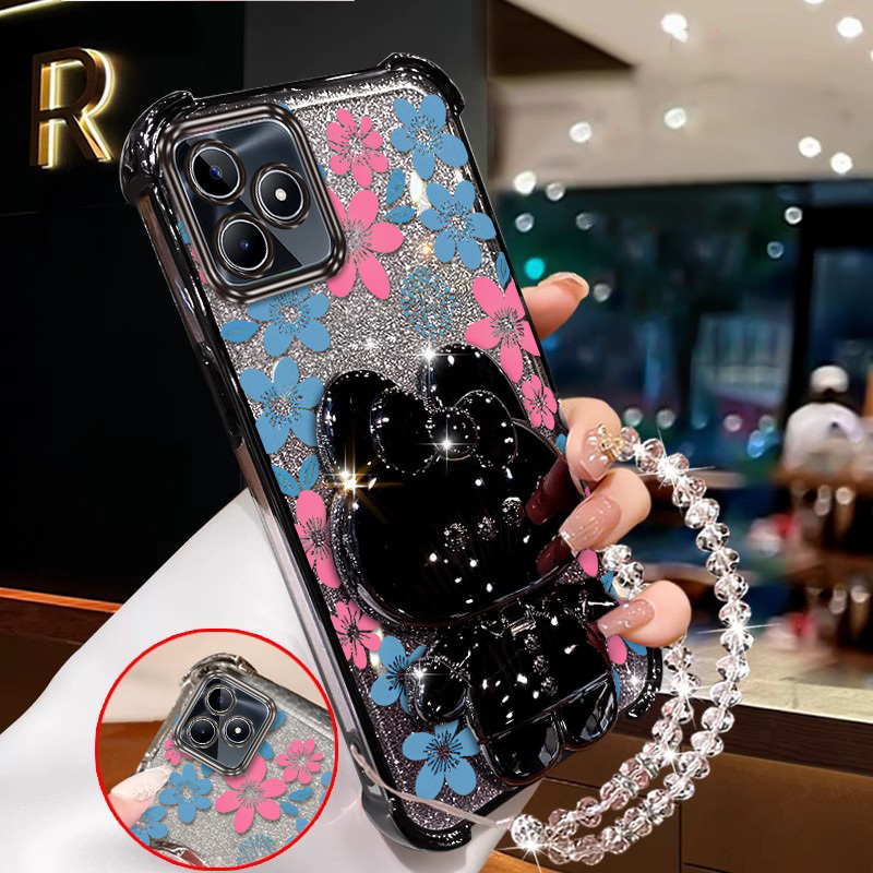 3pcs( Blue flowers phone Case+ - огляд і ціна Realme Note 50