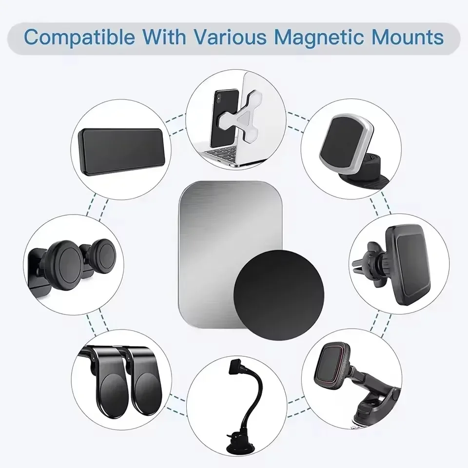 5/10pcs Magnetic Metal Plate D - огляд і ціна Tablet Accessories For Car