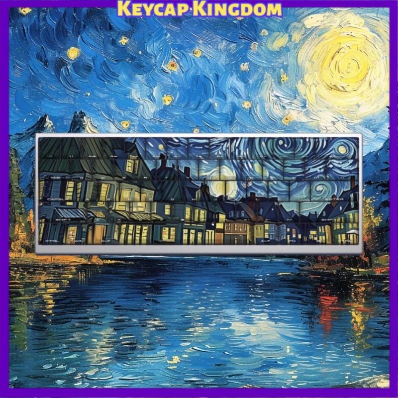 Van Gogh Starry Sky Theme Keyc - огляд і ціна Laptop Tablet Accessories