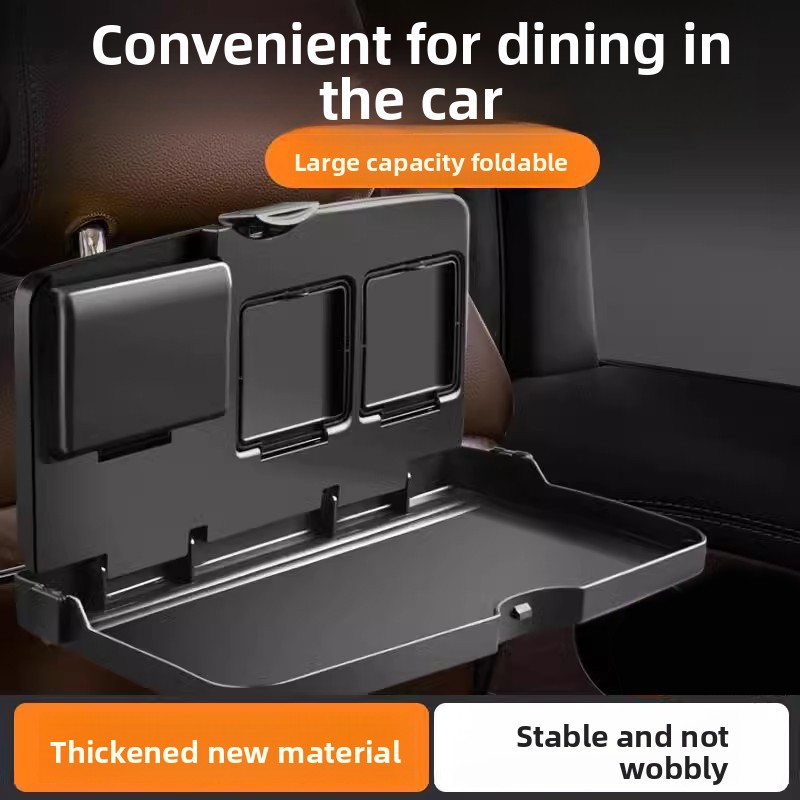 Car Back Seat Foldable Dining  - огляд і ціна Tablet Accessories For Car