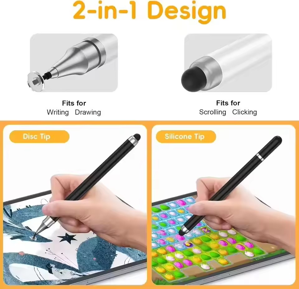 2 in 1 Universal Stylus Pen Fo - огляд і ціна Ipad Pencil Stylus
